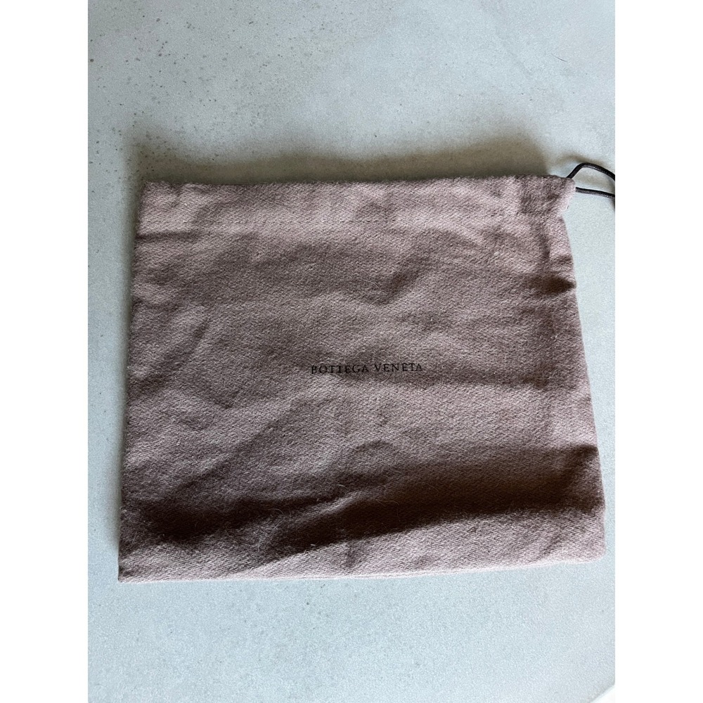 Bottega Veneta Card Holder Bag Black White Intrecciato Leather Crossbody Clutch - Picture 3 of 14